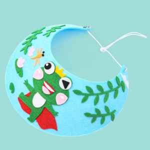 DIY Vật Liệu Nướng Mặt Trời EVA Mũ Trẻ Em Thủ Công Ngày Lễ Quốc Tế Thiếu Nhi Nhà Trẻ Phụ Huynh Vật Liệu Dán Tranh