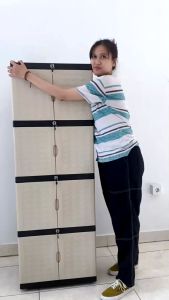 Weyon Loker Plastik Lemari Plastik Lemari Pakaian Laci Plastik Kabinet Drawer Storage Cabinet 3/4/5/7 Susun