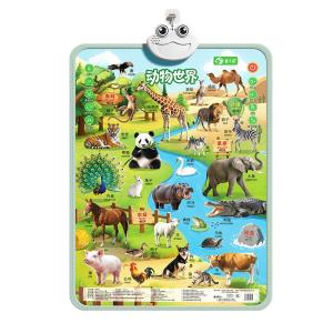 TONGMUXING | Educational Animal Knowledge Interactive Talking Chart Wall Toy