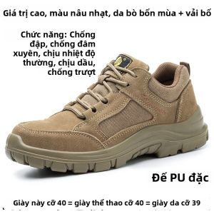 SENNUOKE | Giày Bảo Hộ Chống Thủng Kèm Cách Nhiệt