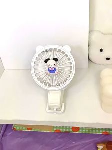 Child Watch Portable Anime Fan Strong Wind Long Battery Life Bracelet Mute Fan Gift