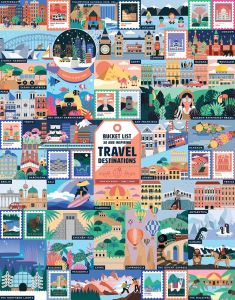 Travel Destination Adult Jigsaw Puzzle 1000 Pieces