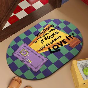 Thảm Phòng Tắm Chống Trượt Thảm Phòng Vệ Sinh Thảm Nhà Tắm Thảm Sàn PVC Chống Thấm Nước Chống Trượt Dễ Vệ Sinh