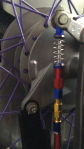 สายเบรคหลังPSI ของแต่งรถเวฟ (Wave100/Wave110i/Wave125/Wave125i/Dream Super Cub) สำหรับสวิงอาร์มเดิม(0108)