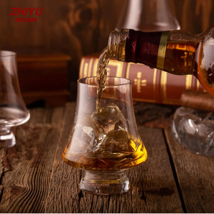 Whiskey Glass European Style Crystal Small Capacity Personalized Luxury Coffee Snifter Cup High End Home Use Glassware