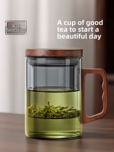 PAKCHOICE | Men Specialized Tea Water Separation Glass Teacup