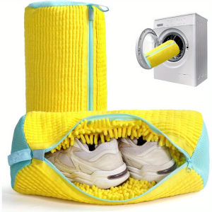 1/2PCS Wash Shoes Bag Padded Net Laundry Shoes Protector Fluffy fibers Polyester Washing Shoes Machine Laundry Bag Drying Bags