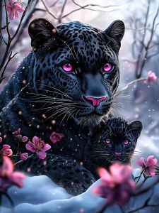 Jigsaw Puzzle Stunning Black Panther Wall Art For Adults Perfect For Family Game Night And Brain Exercise
