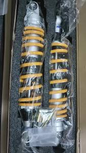 One Pair 305mm 320mm 330mm 340mm 345mm 350mm 360mm 8mm Spring Motorcycle Shock Absorber Adjust Rear Suspension for Yamaha Honda