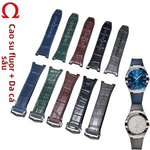 Dây Đeo Da Cá Sấu cho Omega Constellation