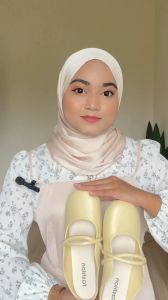 Dreamtale Kasut Wanita Women Shoes Ana Solid Colour Mule Shoes Casual Mule Sandals WSO114