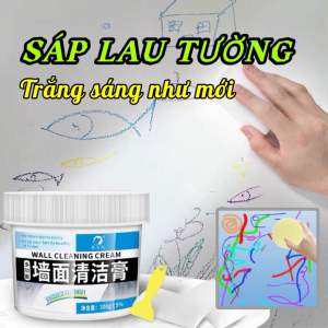 BỘT SÁP LAU TƯỜNG ĐA NĂNG VỆ SINH VẾT MỰC BẨN TRÊN TƯỜNG GHẾ SÔ PHA ĐỒ GỖ ĐỒ NHỰA GIÀY DÉP LAU LÀ SẠCH. LOẠI 300G