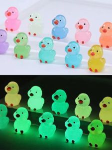 Luminous เรซิ่นตุ๊กตาเป็ด Night Glow Micro Landscape ตกแต่ง Diy อุปกรณ์เสริม < Ne1> สินค้าใหม่สําหรับ < Ne2> 2023