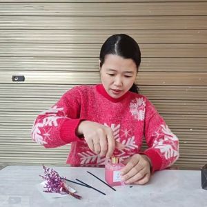 น้ำมันหอมระเหย ก้านน้ำหอม ตกแต่งด้วยกลิ่นหอม ดอกไม้แห้ง ดับกลิ่นในห้อง 80ml