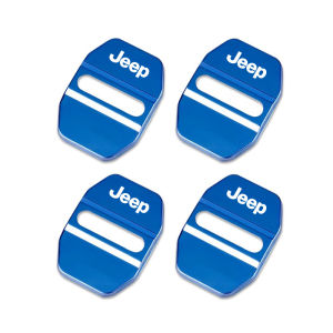 Jeep | JEEP Door Lock Cover Car Door Latch Shock Absorber Protective Cover For Jeep Grand Cherokee Wrangler JK Gladiator Compass Renega