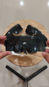 QBLADE Kacamata Kerja Hitam Black Safety