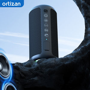 Loa Bluetooth Ortizan 24W IPX7 Loa Ngoài Trời Không Dây Di Động Chống Nước Có Đèn LED Âm Thanh Nổi Thời Gian Chơi 30 Giờ
