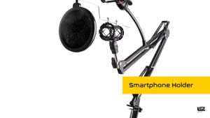 COD ADJA - [CONDENSER MIC] TaffSTUDIO Condenser Microphone Stand Holder 360 Lazypod Clamp Professional Set / Dudukan Kondenser Mikrofon / Stand Condenser Microphone / Mic Stand / Stand Mic / Arm Stand Musik / Tripod Microphone / Aksesoris Mikrofon - NB-35