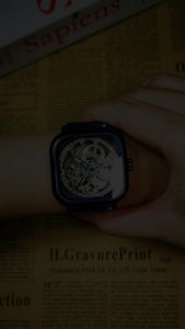 Forsining | Forsining Luxury Retro Mechanical Watch for Men Gold Square Skeleton Automatic Watches Stainless Steel Band Business Wristwatch