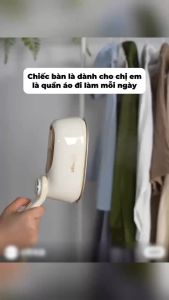 Bàn Ủi Hơi Nước Cầm Tay Mini Bàn Là Hơi Nước 2 Trong 1 Ủi Nhanh Tiết Kiệm Thời Gian IR-4H15H - Bản Tiếng Việt Bảo hành chính hãng 18 Tháng