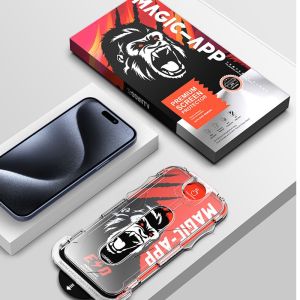 HOCE 8K Full Cover Screen Protector For iPhone 17 16 15 14 13 12 Pro Max 14 15 16 Plus Privacy Tempered Glass Deliver Mount Aids