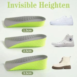 CCW 1 Pair Increase Height Insoles Light Weight Soft Elastic Lift for Men Women Shoes Pads 1.5CM 2.5CM 3.5CM Heighten Lift