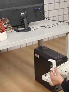 ที่เก็บสายไฟใต้โต๊ะ  ยืดหยุนได้ ไม่ต้องเจาะรู ติดตั้งง่าย แข็งแรง เป็นสายเคเบิล  สําหรับจัดระเบียบบ้านโดยเฉพาะ เก็บสายไฟ