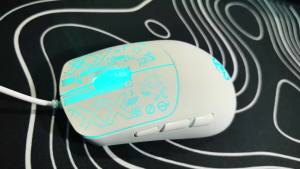 HXSJ | Chuột Chơi Game Có Dây Với Thiết Kế 6 Nút Họa Tiết Phát Sáng Khắc Laser Độc Đáo Cầm Nắm Thoải Mái Vận Hành Mượt Mà Dành Cho Esports