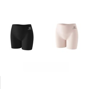 MiiOW | กางเกงชั้นในผู้หญิง MiiOW Ice Silk ทรงสูง ไร้ตะเข็บ ไม่ซับซ้อน กางเกงชั้นในแบบมีโครงสร้างเสริมหน้าอก 2-in-1 สำหรับฤดูร้อน