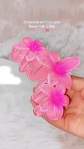 Mookrinstyle • พร้อมส่ง กิ๊บหนีบผมดอกไม้ กิ๊บลีลาวดี เครื่องประดับผม ไปชายหาดไปทะเล สวยงาม