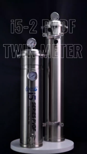 iPRO Outdoor Water Filter System i5-2 Series PVDF Membrane 0.01 micron Stainless Steel Water Filter Double Meter Gauge