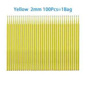 PIORPOY 100Pcs Dentistry Accessories Dental Disposable Applicator Micro Brush For Dental Application Oral Care Dentist Materials