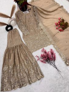 [PRE-ORDER] 2025 AUG READYMADE WEDDING BOLLYWOOD SUIT WITH PANT WITH EMBROIDERY SEQUINS WORK SIZE S TO 5XL ( DELIVERY 10 WORKING DAYS) ETA: 2025-12-30 | PLUS SIZE GRAND PUNJABI SUIT