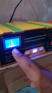 Charger Baterai Aki Mobil Truck 12-24v 6-105 AH Digital Cas Accu MF-2B