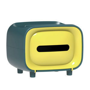 กล่องวางทิชชู่ ที่ใส่ทิชชู่กันน้ำ พร้อมที่วางของ กล่องใส่ทิชชู่ กล่องเก็บทิชชู่ กล่องอเนกประสงค์ กล่องเก็บทิชชู่ กล่องทิชชู่