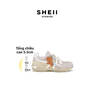 SHÉII | Giày Thể Thao Đế Dày 8cm Patchwork