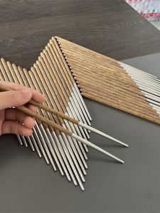 Ceiling Level! 10 Pairs Per Person! For Home Accessible Luxury Non Slip 304 Stainless Steel Paint-Free Wax-Free Door Frame Chopsticks