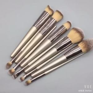 FOCANO 10pcs High Quality Makeup Brush Set Foundation Brush Powder Brush Eye Shadow Eyebrow Brush