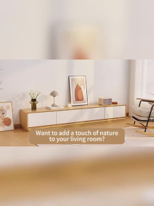 Nordic Simple Wooden TV Cabinet Tea table TV Rack Cabinet 200 cm TV Cabinet Stand cabinet