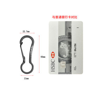Outdoor Camping Stainless Steel Keychain Quick Hang Buckle Water Bottle Multi-Function Tool Versatile Durable Creative Gift