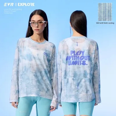 evr | Áo Đạp Xe Dài Tay Thấm Hút Mồ Hôi
