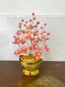 Chậu hoa xinh xinh cao 18cm