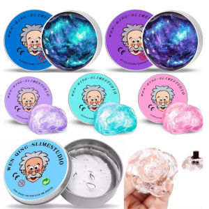 #/ Reusable Putty Liquid Crystal Bouncy Slime Toy Set Kid Safe Mud Stress Relief Toys Color Clay Handmade DIY Handgum Playdough