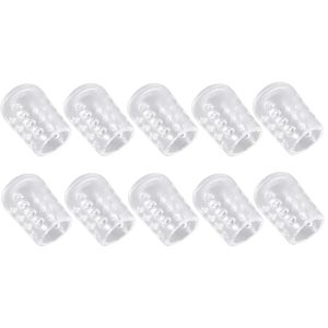 5-30pcs Transparent Silicone Toe Covers Women Gel Little Toes Protector Tube Foot Care Finger Caps Elasticity Prevents Blisters