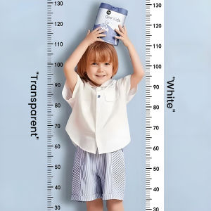 Onisa Height Growth Chart Wall Sticke 0-200cm Height Paper Ruler Kids Height Measure Ruller 1Roll