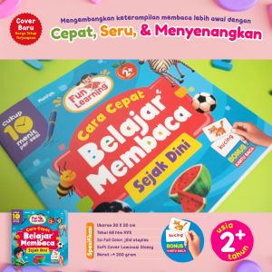 Buku Montessori Belajar Cepat Membaca Anak 3 Tahun Tk Pemula Tanpa Mengeja