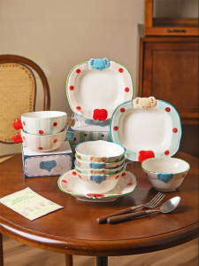 MODERN SWEETHOME | Underglaze Colored Aesthetic Dinnerware