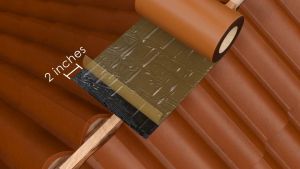 V-TECH VITAL FLASH BITUMEN FLASHING TAPE VT-428 ANTI-LEAK WATERPROOF TAPE FOR ROOFING APPLICATIONS (100MM/300MM x 10M) V Tech Waterproof Tape Water Tape - Lazada