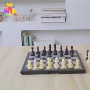 Portable Collapsible Chess Magnetic Board Family Game Set Chess Camping Trip Childrens Puzzle Casual Games Christmas Gift