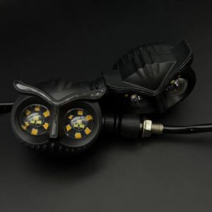 Electric Motorcycle Turn Signal Light Accessories led Turn Light Cat Eye Owl Eagle Eye Universal 12v Voltage